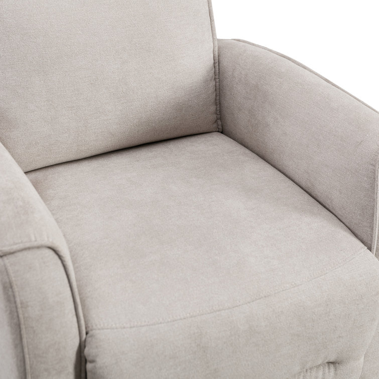 Dickie 29'' Wide Modern and Soft Touch Fabric Swivel and Rocker Power Recliner Chair with USB Port