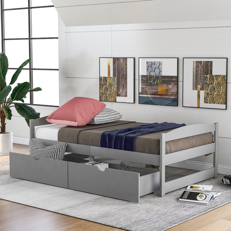 Modern Eleanora Twin Daybed, Gray