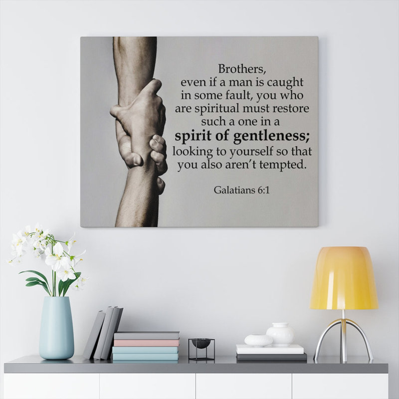Spirit Of Gentleness - Wrapped Canvas Print, 30cm H x 41cm W
