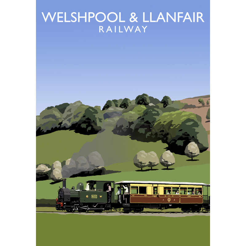 'Welshpool Llanfair 2' by Richard O'Neil - Print, No Frame, 40 cm H x 30 cm W x 1 cm D