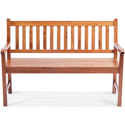 Banc de jardin extérieur, 50 pouces, capacité de charge de 800 lb, avec et, pour patio, cour, porche - pour endommager les accessoires faciles à assembler