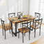 Ensemble de table de salle à manger 7 pièces 7 pièces Parfait pour la cuisine, le coin-repas et le salon-92853366-92853364