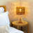Solid Wood Tripod Table Lamp With Aurion Shade
