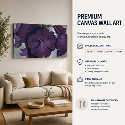 Georgia O'Keeffe Petunias Poster