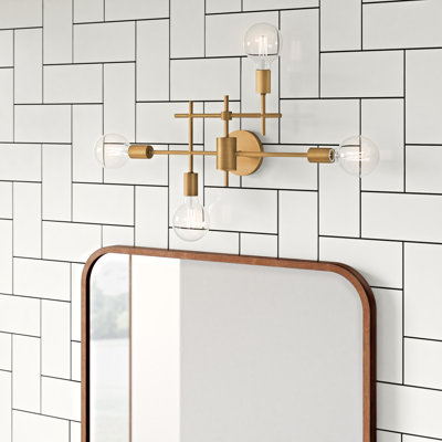 Cusack 4-Light Dimmable Vanity Light