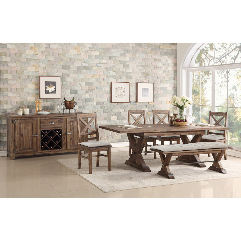 Polito Polyester Blend Upholstered Bench
