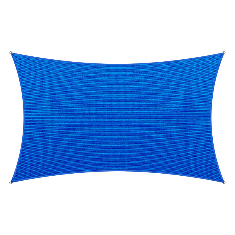 Voile d'ombrage royal 200 g / m² Royal Shade, Bleu, Bordure de jardin 13 pi
