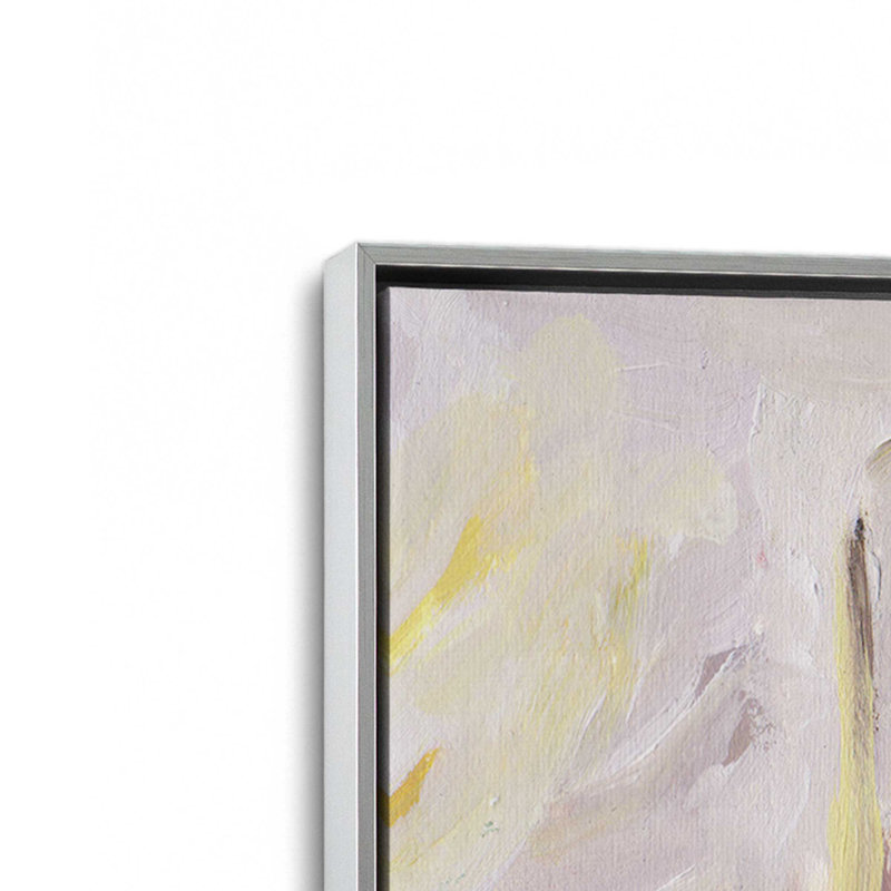 «Crimson Sails I» par Melissa Wang, reproduction d'art, Argent argent, H 16 po x l 12 po