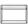 Addison 42'' Glass Top Console Table