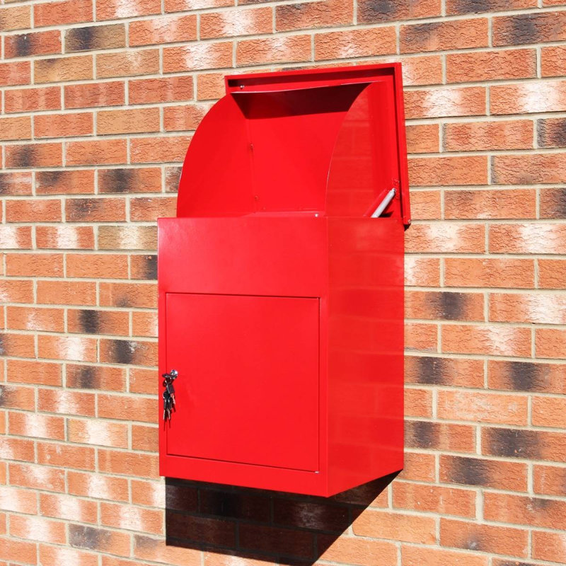 Katmai Steel Wall Mounted Post Box