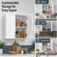 Grande armoire à linge 30 po, armoire de rangement murale supérieure avec tablette réglable pour la lessive, la salle de bain et la cuisine-133415900