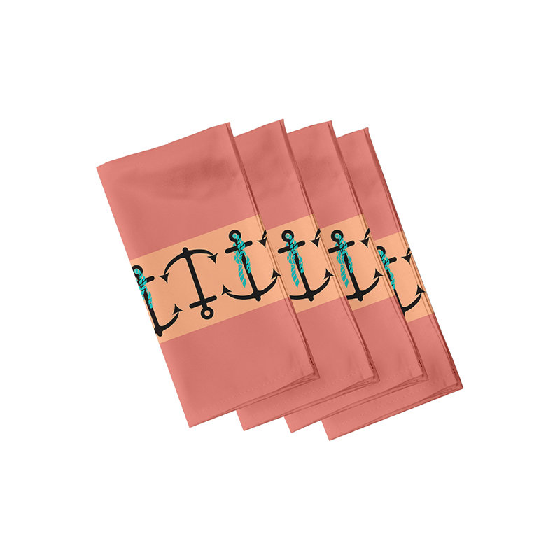Ensemble de serviettes 4 pièces Algean, Mauve foncé