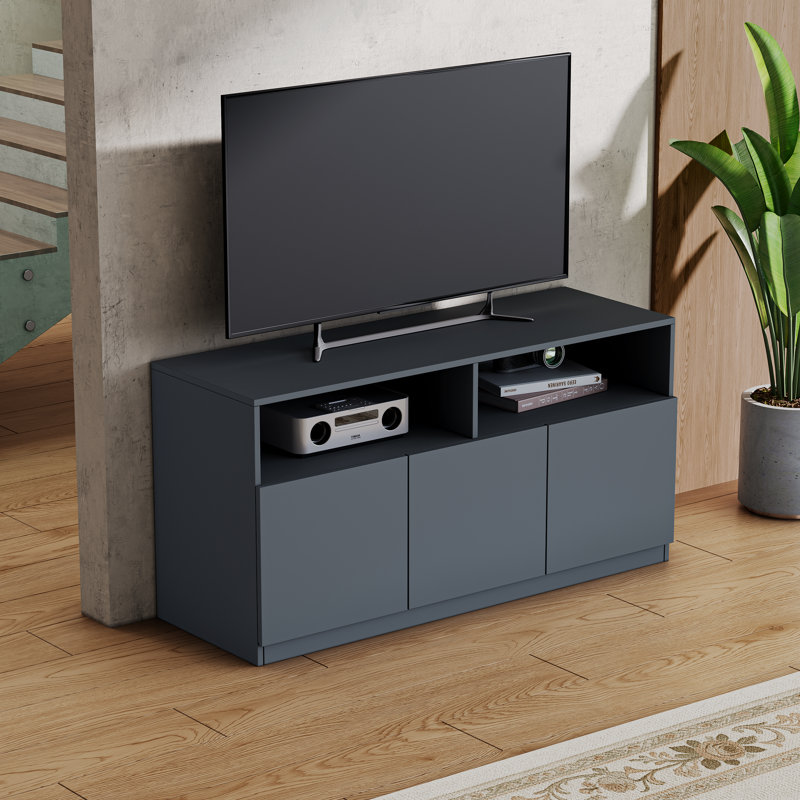 Meuble télé 47,2 po Crafton, H 23,6 po x l 47,2 po x P 15,7 po, Grey