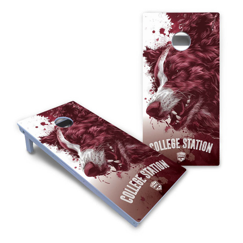 Ensemble de cornhole Texas A&M All-Weather, Ajouter un étui de transport