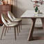 Modern Simple Faux Leather Sponge Dining Chair