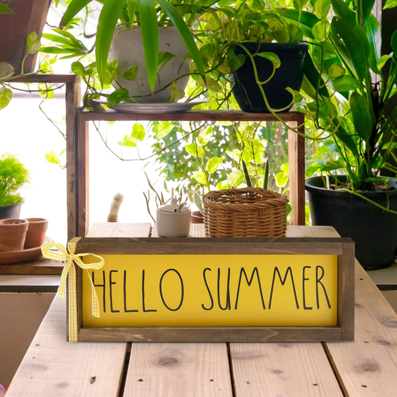 Décorations estivales pour la maison Hello Summer