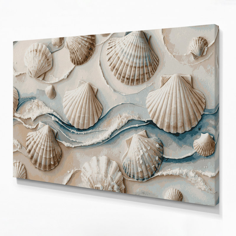 Bordure de coquille Saint-jacques, H 11 po x l 14 po