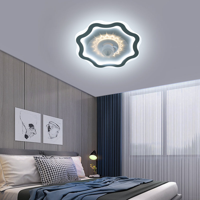 19.69'' Modern LED Ceiling Fan with Light
