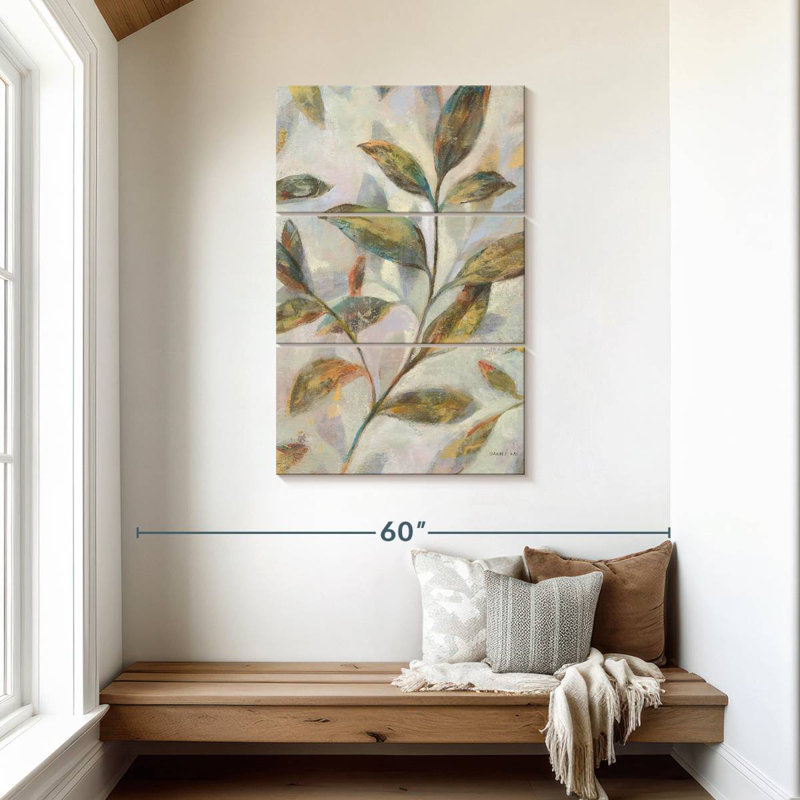 Harnek Leafy Flow II, 45" H x 28" W