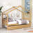 Wood Daybed with Twin Size Trundle, Legs and Slats-824170342-824170363