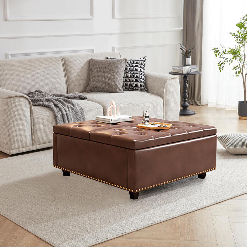 Table basse Meriden, Brun