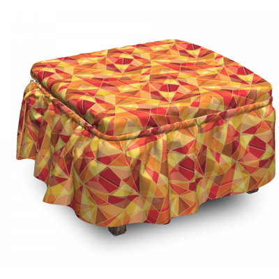 Box Cushion Ottoman Slipcover