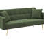 Canapé-lit 71,7 po en molleton beige-1474604480