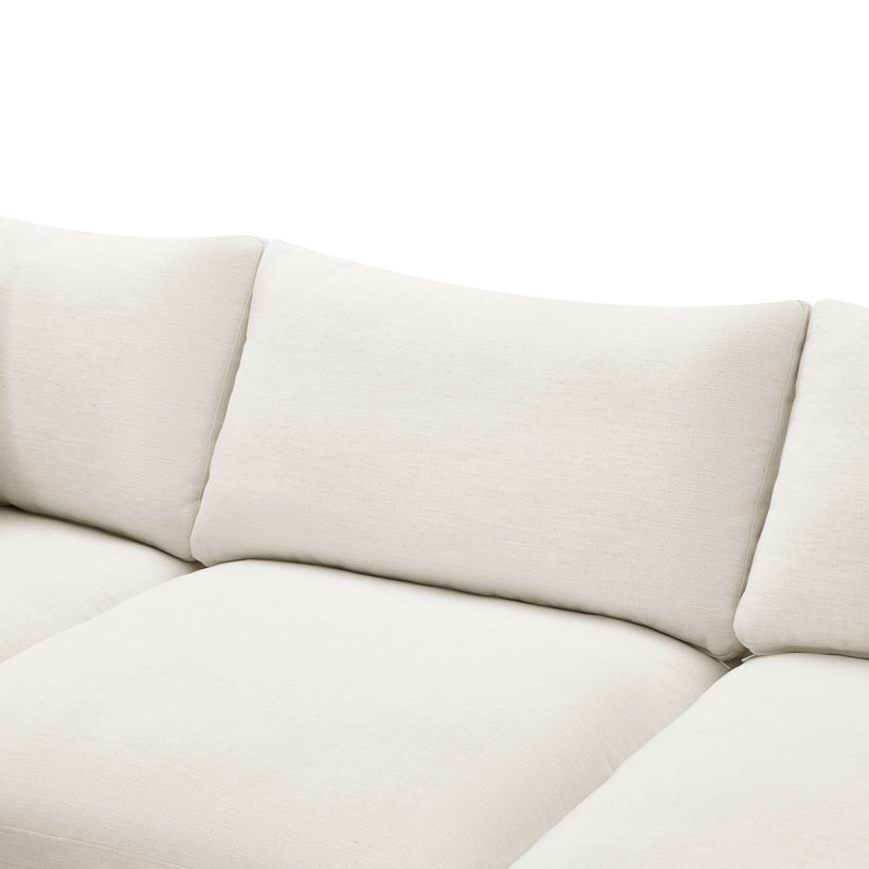 Canapé modulaire rembourré 5 pièces Eliana
