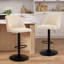 Tabouret de bar et de comptoir pivotant rembourré à hauteur réglable avec repose-pieds-936122563-936323304