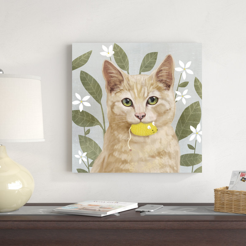 " Pet Life II " by Victoria Borges Painting Print, 20" H x 20" W