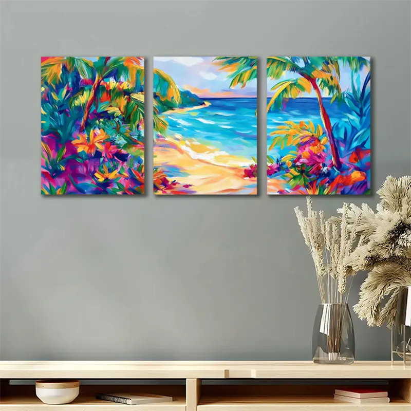 3 Piece Wrapped Canvas Print