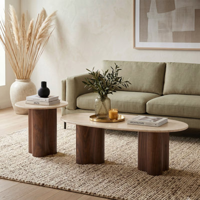 Ensemble de tables basses 2 pièces Souliere