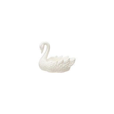 Stoneware Swan Silhouette Dish
