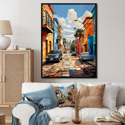 City Charleston Popart I sur toile