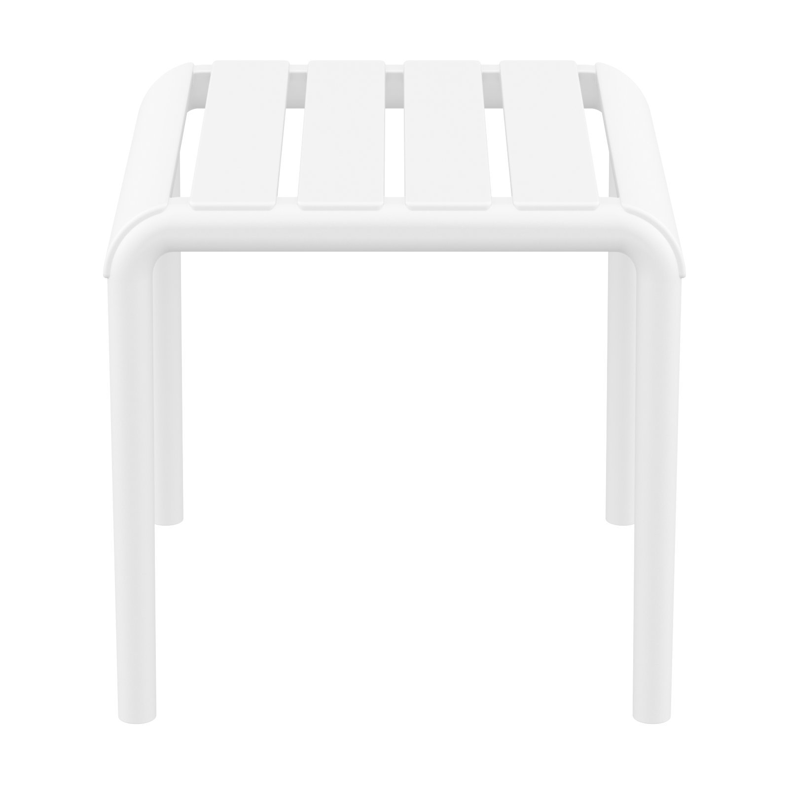 Paris 16" Outdoor Side Table, White
