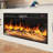 103" Entertainment Center/TV Stand With Electric Fireplace For Tvs Up To 80" With Charging Station, Barn Door Cabinets, And Bookcase-2082514169-2098075502