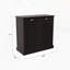 Armoire de trieur de linge inclinable à deux compartiments-752726337