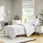 Édredon 3 pièces blanc / très grand Puffy - rembourrage 350 g / m², lavable à la machine, textile