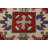 Red Geometric Kazak Oriental Area Rug