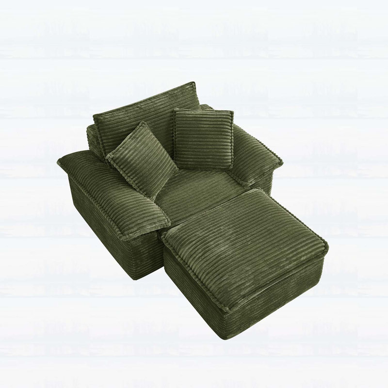Canapé-lit avec repose-pieds modulaire pour le confort du salon