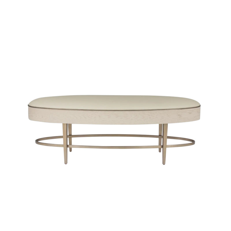 Ellipse Bench, Ivory