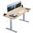 VIVO Single Motor Electric Desk with Push Button Memory Controller-112376704-97735800