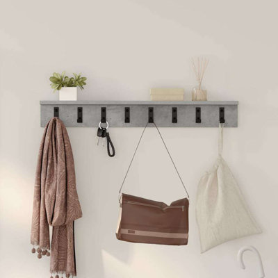 Wall-Mounted Coat Rack 80 X 10.5 X 10.5 Cm