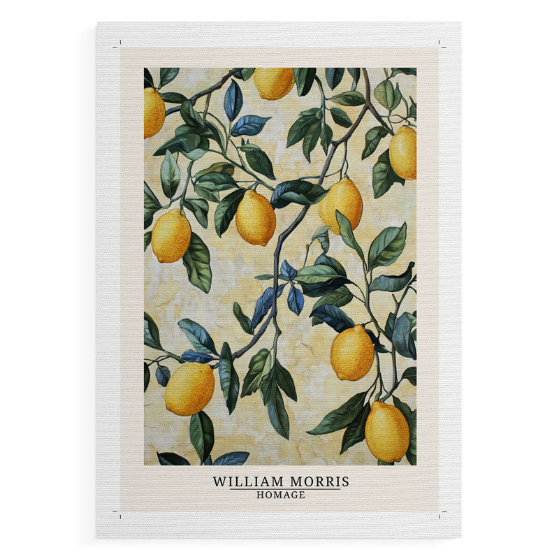 La série CDXCV de William Morris - impression sur toile seulement - non encadrée