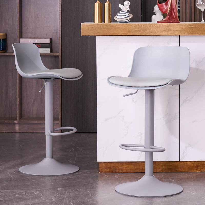 Tabouret de bar Charlotterose, Gris