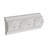 2-1/4 in x 3/4 in x 6 in Long Leaf Polyurethane Panel Moulding Sample