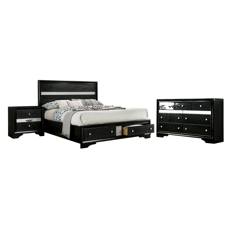 Ensemble de chambre à coucher 3 pièces Sana, Très grand