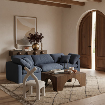 Itala 105" Upholstered Modular Sofa