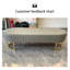 Long banc en cuir gris et gris-112225205-130772410
