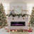 Recessed & Wall Mounted Electric Fireplace With Remote Control & Adjustable Flame-612215530